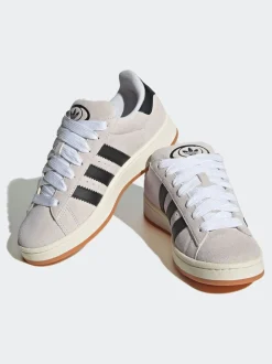 Blanc/Noir - adidas originals Campus 00s Trainers