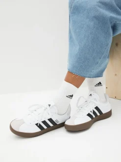 Blanc/Noir - Adidas VL Court 3.0 Formateurs
