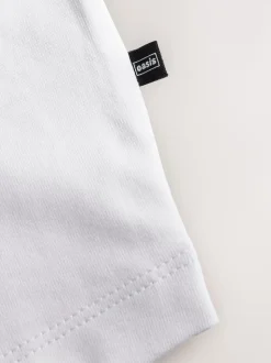 Blanc/Noir - Barboteuse Band bébé