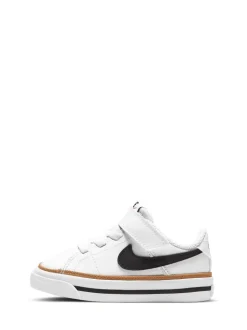 Blanc/Noir - Baskets Nike Infant Court Legacy