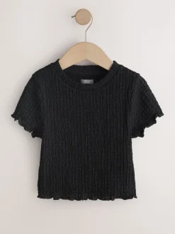 Blanc/Noir - Hauts texturés Lot de 2 (3-16ans)