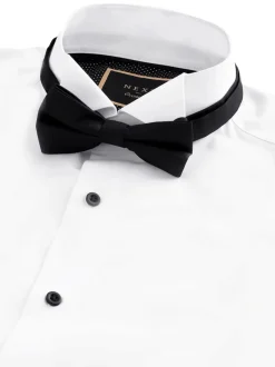 Blanc/Noir - Slim Fit (Slim Fit) - Chemises et Nœud papillon Lot