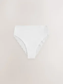 Blanc/Noir/Gris - Lot de 4 culottes en coton et dentelle