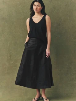 Blanc/Noir/Gris chiné - Lot de 3 gilets souples en modal