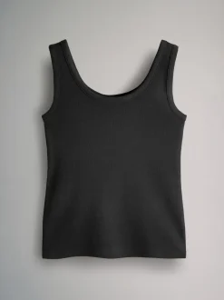 Blanc/noir/marron/marron taupe/neutre - The Set 5 gilets côtelés à col rond