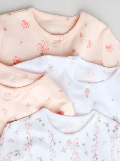 Blanc/Rose - Combinaison de nuit pour bébé (0-2ans)