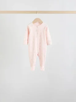 Blanc/Rose - Combinaison de nuit pour bébé (0-2ans)