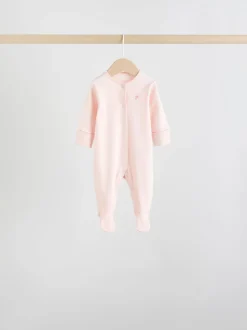 Blanc/Rose - Combinaison de nuit pour bébé (0-2ans)