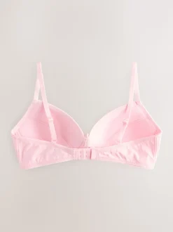 Blanc/Rose - Paquet de soutiens-gorge d'entraînement 2