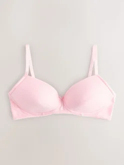 Blanc/Rose - Paquet de soutiens-gorge d'entraînement 2