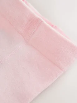 Blanc/rose à petites fleurs - Ensemble de barboteuses Bébé Bloomer 2 pièces avec collants (0mois-3ans)