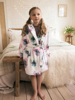 Blanc/rose/bleu - Robe de chambre Lilo & Stitch (3-16ans)