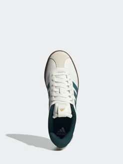 Blanc/Vert - adidas VL Court Trainers