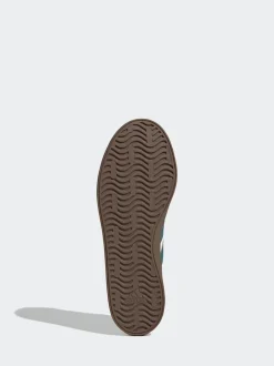 Blanc/Vert - adidas VL Court Trainers