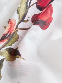 Blanc/Vert - Chemise de plage