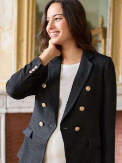 Blazer de grossesse Seraphine en tweed