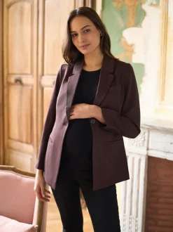 Blazer de maternité Seraphine à ceinture
