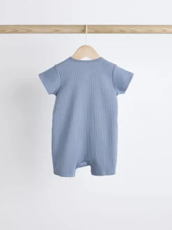 Bleu - 3 % coton à fermeture éclair 100Bébé ( 30 )