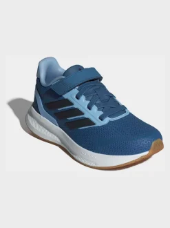 Bleu - adidas Baskets de course Runfalcon 5 à lacets élastiques pour enfant