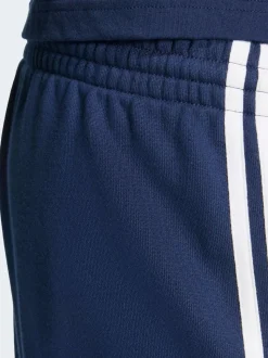 Bleu - Adidas Original Shorts à 3 Rayures