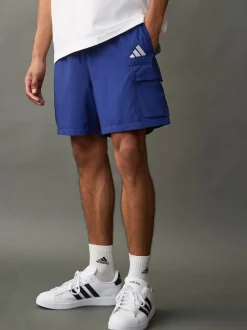 Bleu - adidas Petit short Essentiel Logo Cargos Chelsea