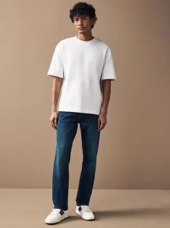 Bleu - Ajustement droit - Jean Motionflex