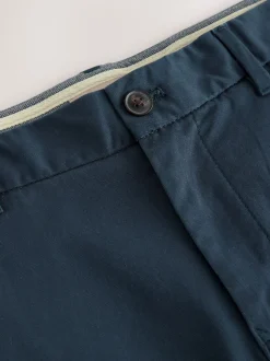 Bleu - Ajustement régulier - Pantalon chino stretch
