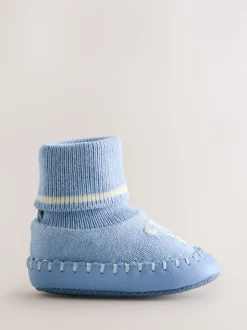 Bleu - Baker by Ted Baker chaussons en maille Bébé garçon