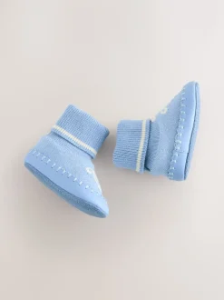 Bleu - Baker by Ted Baker chaussons en maille Bébé garçon