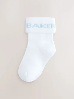 Bleu - Baker by Ted Baker Bébé Chaussettes 5 Lot
