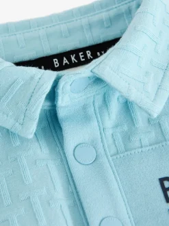 Bleu - Baker by Ted Baker ensemble barboteuse et chapeau texturé