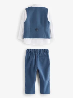 Bleu - Baker by Ted Baker Ensemble Gilet Chemises et Pantalons