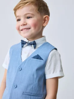 Bleu - Baker by Ted Baker Ensemble chemise, gilet et short