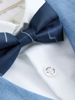 Bleu - Baker by Ted Baker Ensemble chemise, gilet et short