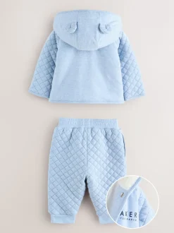 Bleu - Baker by Ted Baker ensemble 3 pièces t-shirt et pantalon matelassé