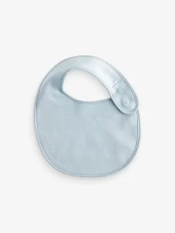 Bleu - Bébé 100% coton BIBS 5 Lot