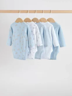 Bleu - Body ours bébé à manches longues