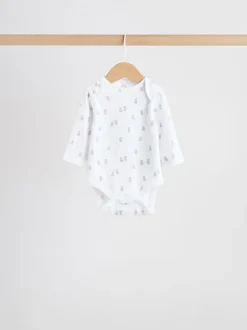 Bleu - Body ours bébé à manches longues