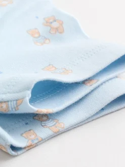 Bleu - Body ours bébé à manches courtes