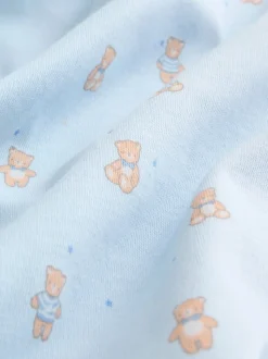 Bleu - Body ours bébé à manches courtes