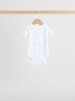 Bleu - Body ours bébé à manches courtes