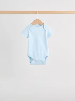 Bleu - Body ours bébé à manches courtes
