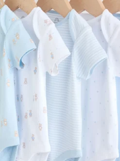 Bleu - Body ours bébé à manches courtes