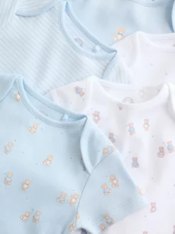 Bleu - Body ours bébé à manches courtes