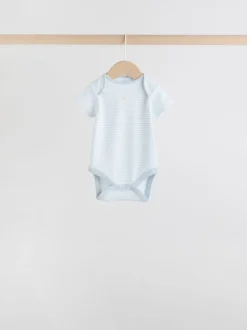 Bleu - Body ours bébé à manches courtes