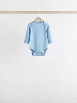 Bleu - Bodys à manches longues pour bébés