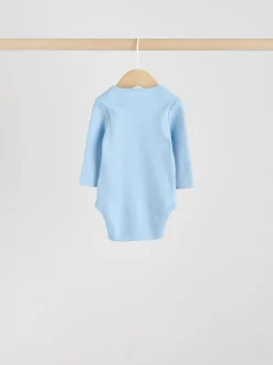 Bleu - Bodys à manches longues pour bébés