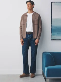 Bleu - Bootcut - Signature Ceinture Jeans