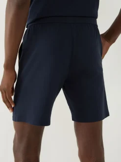 Bleu - BOSS Unique Logo Shorts