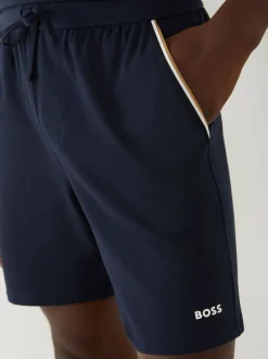 Bleu - BOSS Unique Logo Shorts